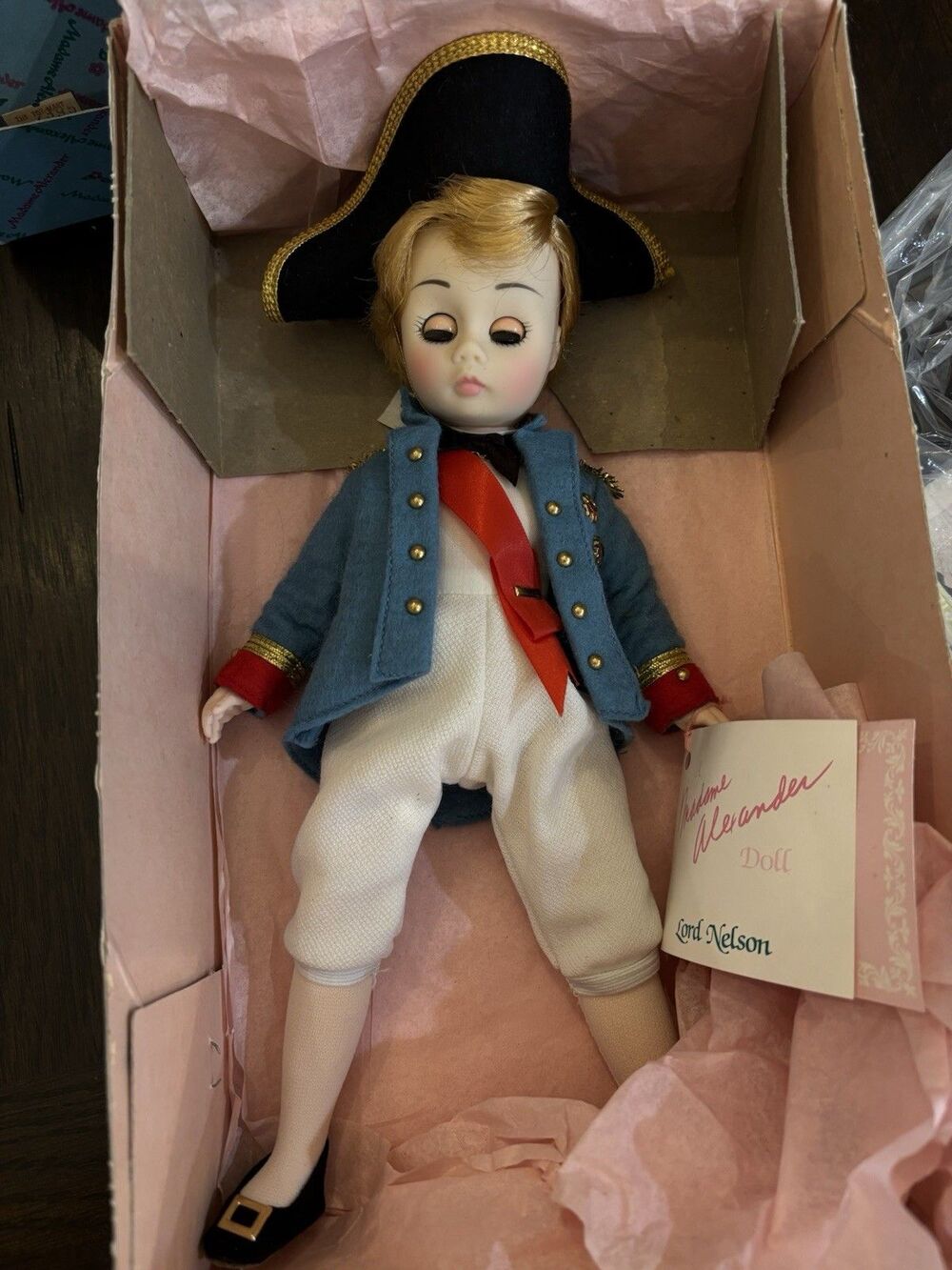 Madame Alexander 12"-LORD NELSON #1336 Mint- W/Box* And Hang Tag